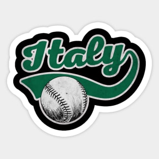 Baseball Italy Sticker